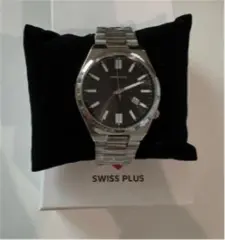 Swiss Plus Man Watch Basic Seri Model-1 ST3533AGS Black-Silver