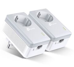 TP-Link TL-PA4010P KIT AV600 Passthrough Powerline Adaptör Başlangıç Seti