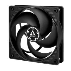 ARCTIC AR‑ACFAN00176A P12 TC 120 mm Temperature‑Controlled Static‑Pressure Optimised Fluid Dynamic Bearing 350–1800 RPM 3‑Pin Siyah Kasa Fanı