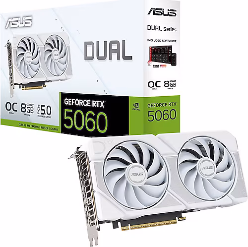 ASUS DUAL-RTX5060-O8G-WHITE 8GB 128BIT VGA