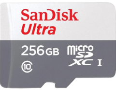 SanDisk Ultra SDSQUNR-256G-GN3MN 256GB microSDXC UHS-I Class 10 U1 A1 100MB/s Okuma Hızlı Android Uyumlu Hafıza Kartı