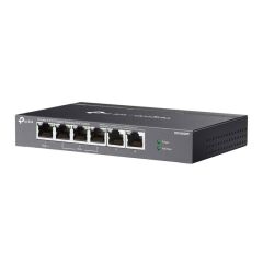 TP-LINK Omada DS106GPP 4×Gigabit PoE++ + 2×Gigabit Uplink, 64W PoE, 250m Extend Mode, Metal Kasa, Yönetilemez