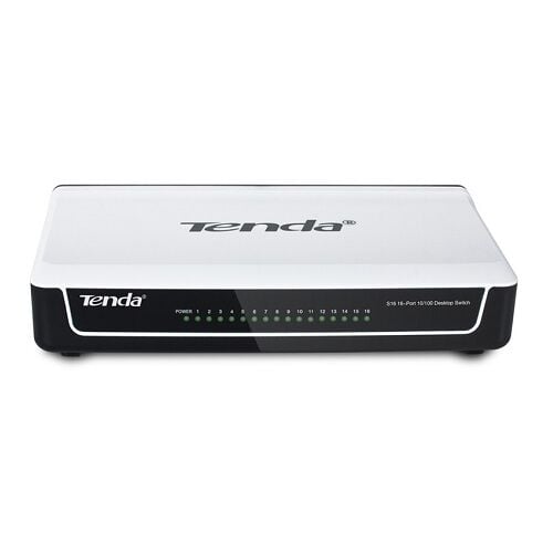 Tenda S16 16 Port 10/100Mbps Fast Ethernet Yönetilemez Desktop/Rackmount Network Switch