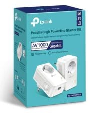 TP-Link TL-PA7017P KIT AV1000 Gigabit Passthrough Powerline Adaptör Seti