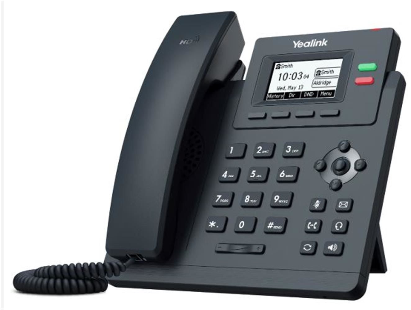 Yealink SIP-T31P 2 Hatlı PoE Destekli IP Telefon (Güç Adaptörü Dahil)