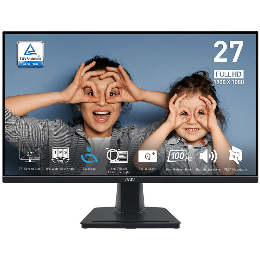 MSI 27'' Pro MP275 Flat IPS 1ms FreeSync Siyah FHD Monitör