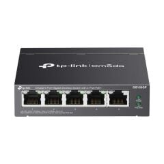 TP-LINK Omada DS105GP 4×Gigabit PoE+ + 1×Gigabit Uplink, 65W PoE, Metal Kasa, Yönetilemez()