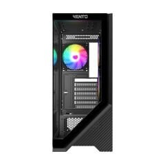 Vento VG4202FL Mesh Panel Temperli Cam ATX Mid-Tower Siyah Oyuncu Kasası + FSP 850W 80+ Gold PCIe 5.0 ATX 3.0 Güç Kaynağı