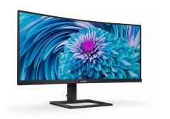34 PHILIPS 346E2CUAE/00 4MS 100MHZ 1XHDMI 1XDP WQHD USB-C HOPARLÖR YÜKSEKLİK AYARI CURVED VESA SİYAH