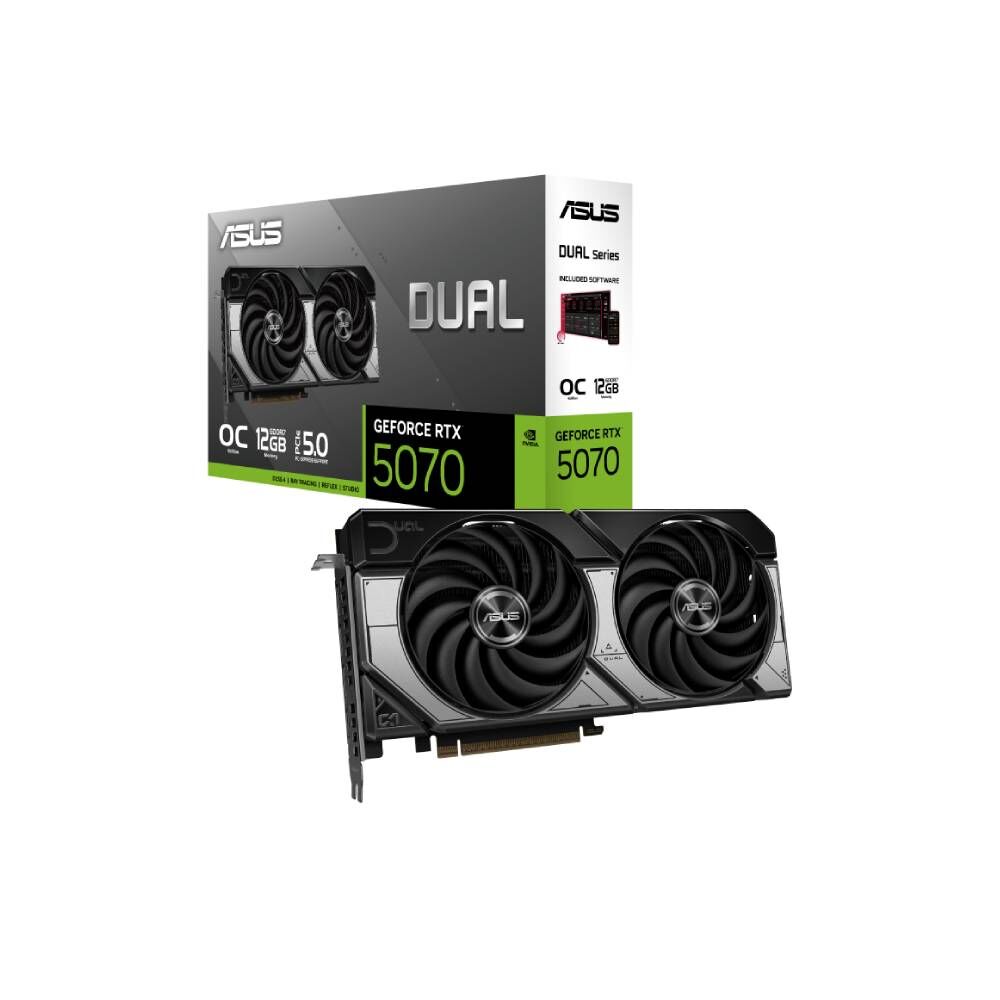 Asus Dual GeForce RTX 5070 OC Edition 12GB GDDR7 192-Bit Ekran Kartı