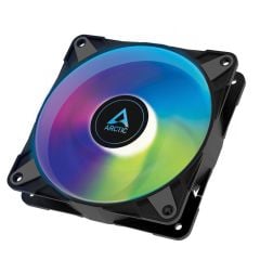 ARCTIC ACFAN00231A P12 PWM PST A‑RGB 0 dB 120 mm Siyah Kasa Fanı – 12 A‑RGB LED, PWM PST, Sessizlik Modu