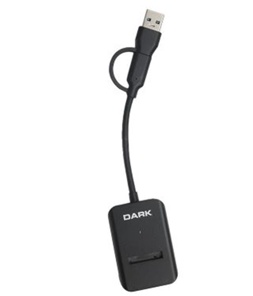 Dark DK-AC-DSEM3 USB-A & USB-C Çift Bağlantılı 10Gbps M-Key / B+M Key M.2 NVMe SSD Harici Disk Kutusu