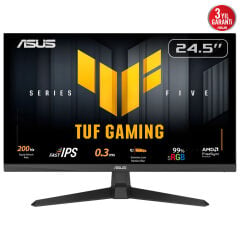 Asus 24.5'' TUF Gaming VG259Q5A MM IPS Gaming Monitör 0.3ms Siyah