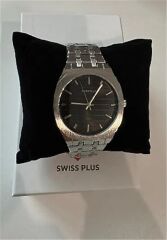 Swiss Plus Man Watch Basic Seri Model-6 ST2302AGP Black-Silver