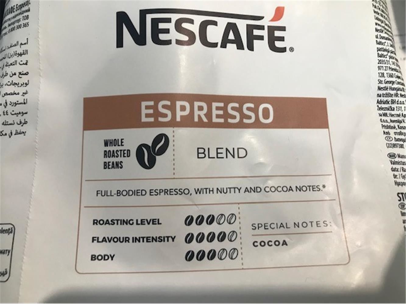 Nescafe Espresso Roast Çekirdek Kahve 1000 g (SKU: 12505166)