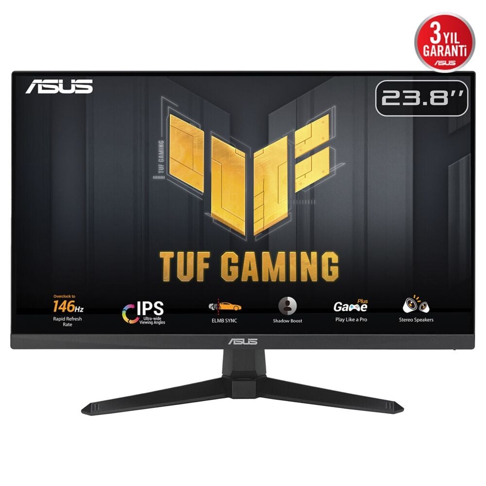 Asus 23.8'' TUF Gaming VG249QE5A IPS Monitör Siyah 1ms