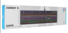 Everest KB-MK1 Lumos Siyah USB Rainbow Aydınlatmalı Red Switch Full Anti-Ghosting Mekanik Gaming Klavye