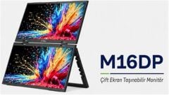 Ttec M16DP 16'' FHD Çift Ekran Taşınabilir Led Monitör