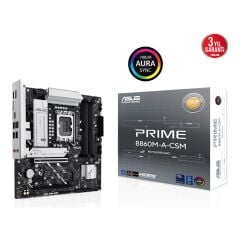 Asus Prime B860M-A-CSM Intel B860 LGA1851 DDR5 8666MHz (OC) mATX Anakart