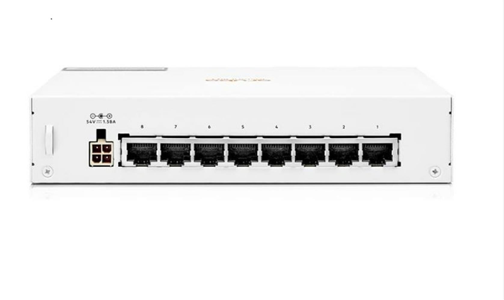 HPE ARUBA 1430-8G R8R46A 8 Port 10/100/1000 Mbps 4xPoE 64W Yönetilemez Switch