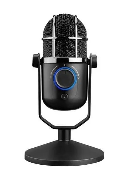 Thronmax M2P-B MDrill Dome Plus 96kHz 24-Bit Stüdyo Kalitesinde USB Yayıncı Mikrofonu - Siyah