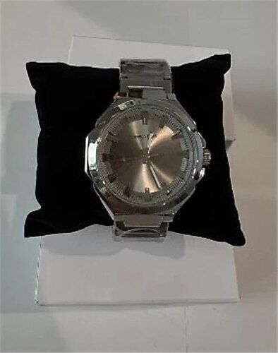 Swiss Plus Man Watch Basic Seri Model-9 ST3506AGS Max Plus Silver-Silver