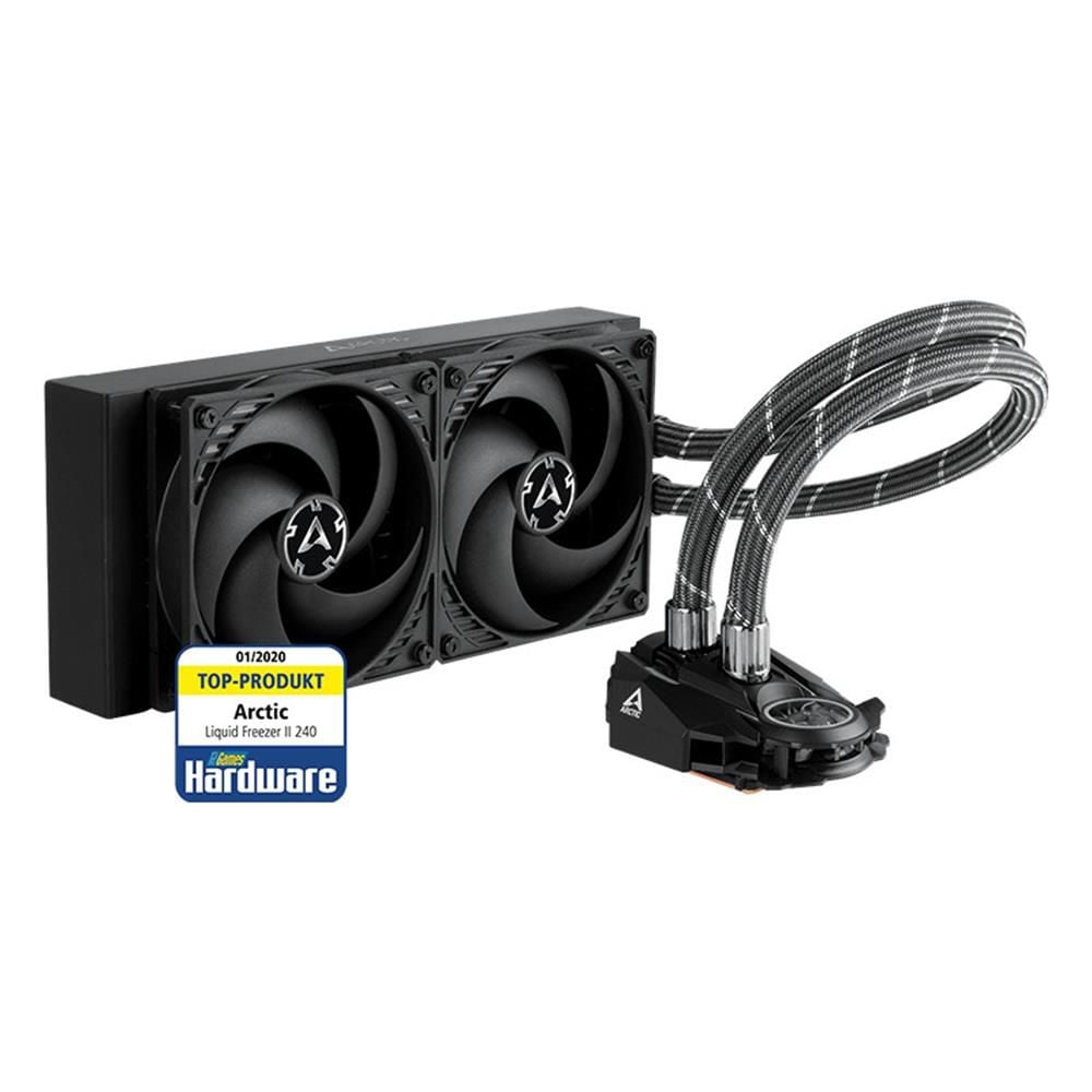 ARCTIC Liquid Freezer II 240 ACFRE00046A Intel & AMD Uyumlu PWM Kontrollü 240 mm All‑in‑One CPU Sıvı Soğutucu (Intel LGA 1150/1151/1155/1156/1200/1700/1851/2011‑3/2066 + AMD AM4/AM5 Soket)