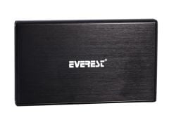 Everest HDC-127 2.5'' SATA USB 2.0 Siyah Taşınabilir HDD Kutusu