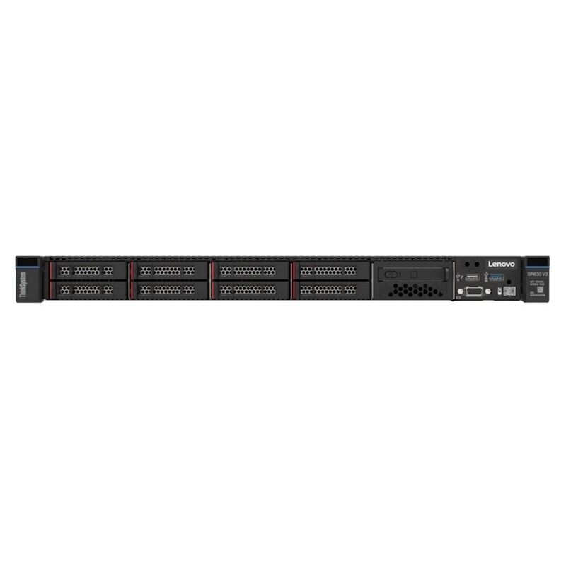 Lenovo ThinkSystem SR630 V3 7D73A03VEA Intel Xeon Silver 4510 32GB RAM 1100W PSU 1U Rack Sunucu