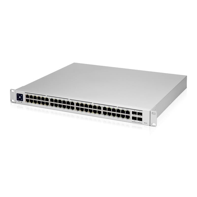 Ubiquiti UniFi Switch USW PRO 48 POE 48 Port Gigabit Yönetilebilir + 4×10 Gbps SFP Uplink, 600 W PoE+, 1U Rackmount