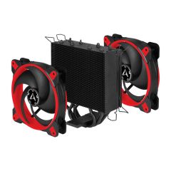 ARCTIC Freezer 34 eSports DUO (ACFRE00060A) Kırmızı 4×6 mm ısı borulu Tower CPU Soğutucu 2×120 mm BioniX P‑Fan PWM, Intel & AMD Uyumlu