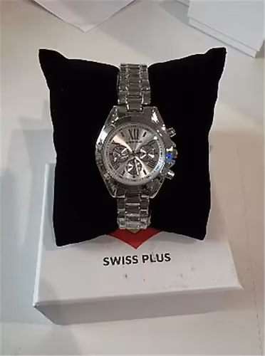 Swiss Plus Woman Watch Model-3 ST0730ABL Silver-Silver