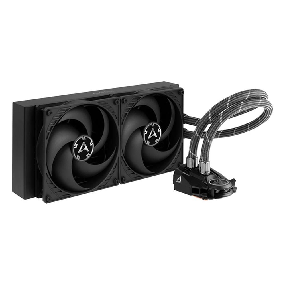 ARCTIC AR ACFRE00066A Liquid Freezer II 280 Intel‑AMD İşlemci Destekli PWM Kontrollü Sıfır-Servisli All‑in‑One Sıvı Soğutucu – 2×140 mm Fan, 45 cm Takviyeli Boru, VRM Fan, LGA‑1700/1200/115x ve AM4/AM5 & AM4 Soket Uyumluluğu