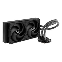 ARCTIC AR ACFRE00066A Liquid Freezer II 280 Intel‑AMD İşlemci Destekli PWM Kontrollü Sıfır-Servisli All‑in‑One Sıvı Soğutucu – 2×140 mm Fan, 45 cm Takviyeli Boru, VRM Fan, LGA‑1700/1200/115x ve AM4/AM5 & AM4 Soket Uyumluluğu