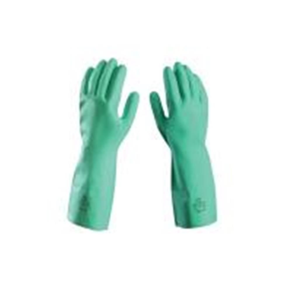 Beybi NTL-38 Nitril Kaplı Yeşil İş Eldiveni - 10 Beden (10'lu Paket)