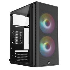 Frisby FC-8970G 300W 2x Rainbow Fanlı Micro-ATX Gaming Kasa