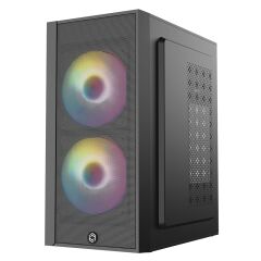 Frisby FC-8970G 300W 2x Rainbow Fanlı Micro-ATX Gaming Kasa