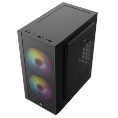 Frisby FC-8970G 300W 2x Rainbow Fanlı Micro-ATX Gaming Kasa