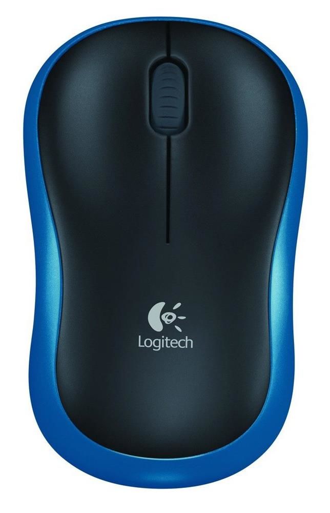 Logitech M185 910-002236 Kablosuz Optik Mouse - 1000 DPI Mavi/Siyah