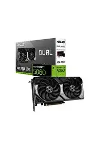 8 GB ASUS DUAL-RTX5060-O8G RTX 5060 GDDR7 128Bit Ekran Kartı