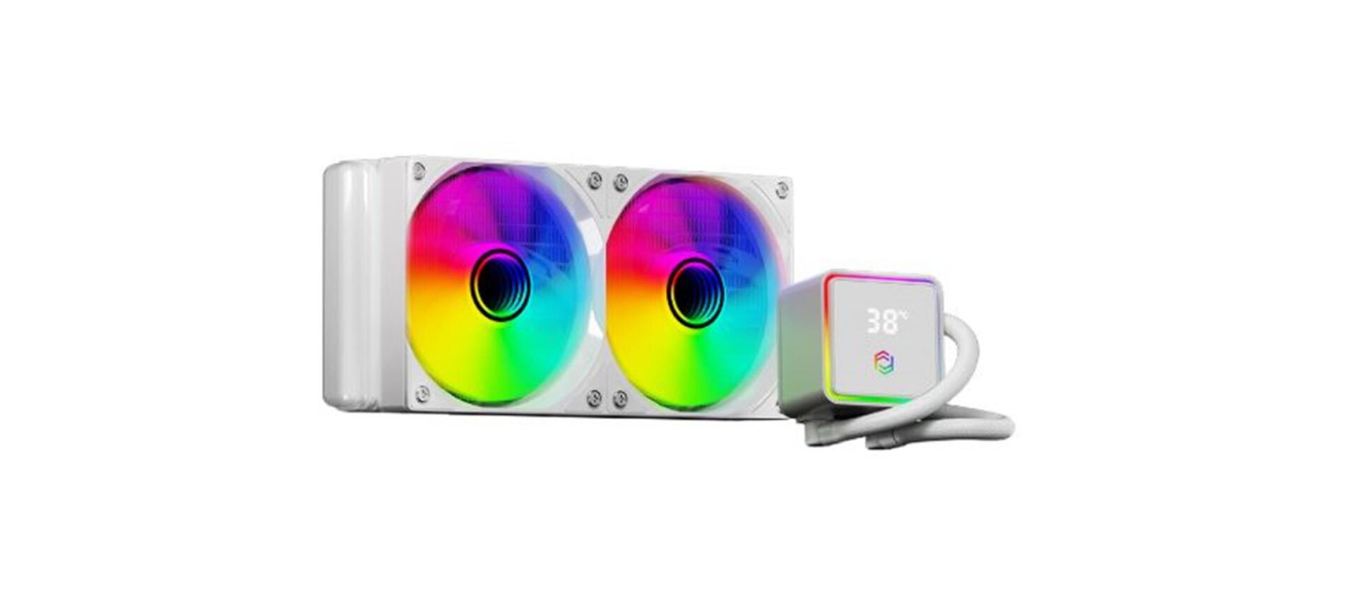 Frisby FCL-240W Beyaz 240mm ARGB PWM Fanlı İşlemci Sıvı Soğutma Sistemi