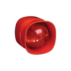 Cooper CASB383WP Elektronik Adreslenebilir Flaşörlü Siren, 100dB, IP65 Su Geçirmez, Dahili İzolatörlü