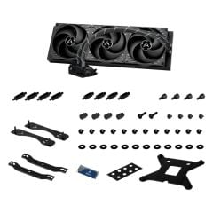 Arctic ACFRE00092A Liquid Freezer II‑420 Intel & AMD Çoklu Soket Uyumlu 420 mm Radyatör 3 × 140 mm P14 PWM Fan 0.8 g MX‑4 Termal Macun CPU Sıvı Soğutucu
