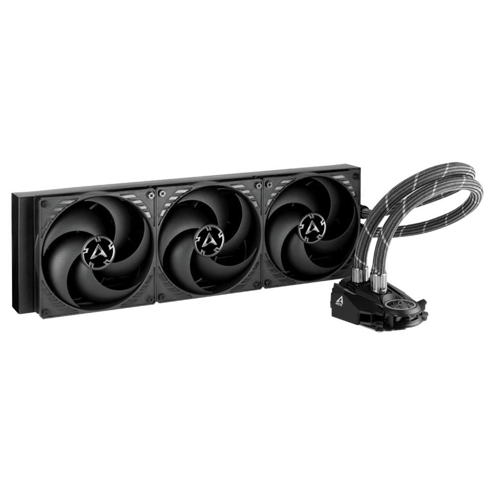 Arctic ACFRE00092A Liquid Freezer II‑420 Intel & AMD Çoklu Soket Uyumlu 420 mm Radyatör 3 × 140 mm P14 PWM Fan 0.8 g MX‑4 Termal Macun CPU Sıvı Soğutucu
