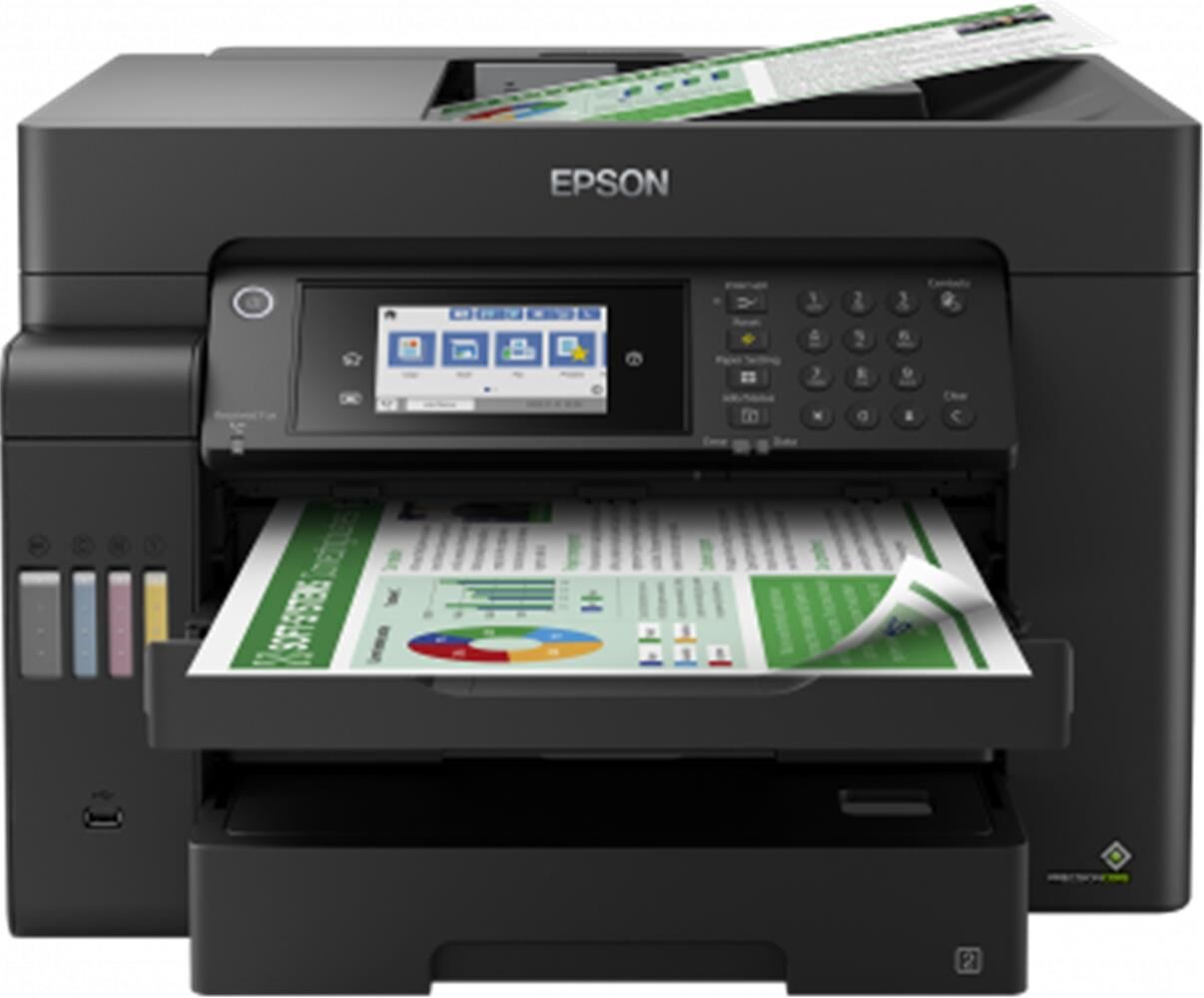 Epson EcoTank L15150 MEAF A3 Renkli Mürekkep Tanklı Yazıcı Tarayıcı Fotokopi Faks Wi-Fi Ethernet USB Otomatik Duplex
