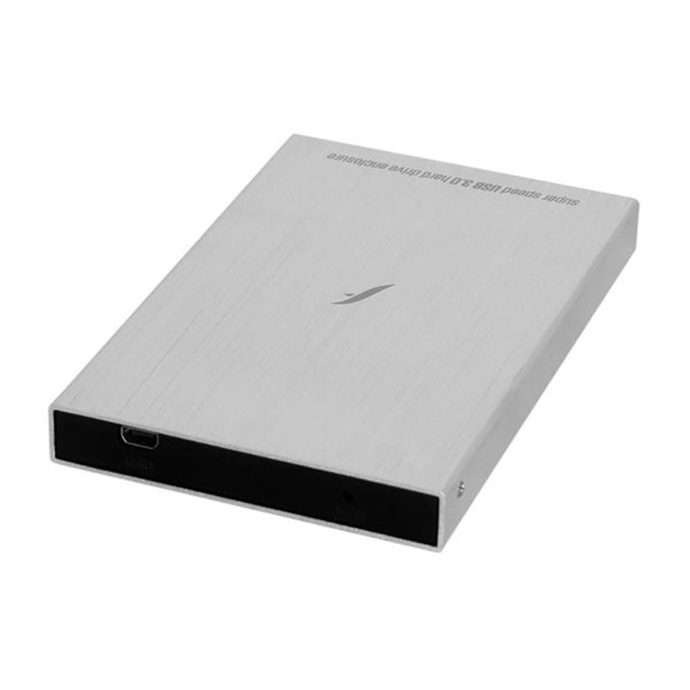 Frisby FHC-2550S Gümüş USB 3.0 SATA Alüminyum 2.5'' HDD SSD Disk Kutusu, Yüksek Hızlı 5Gbps Aktarım, Tak-Çalıştır, LED Göstergeli, UASP Destekli