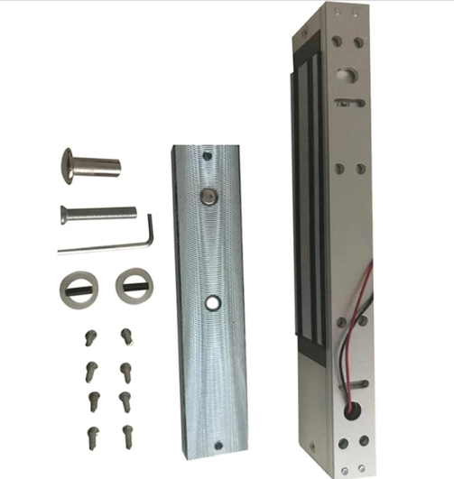 SARKEY SR-280 280kg Elektromanyetik Kapı Kilidi DC 12V / 24V Ayarlanabilir Manyetik Kilit
