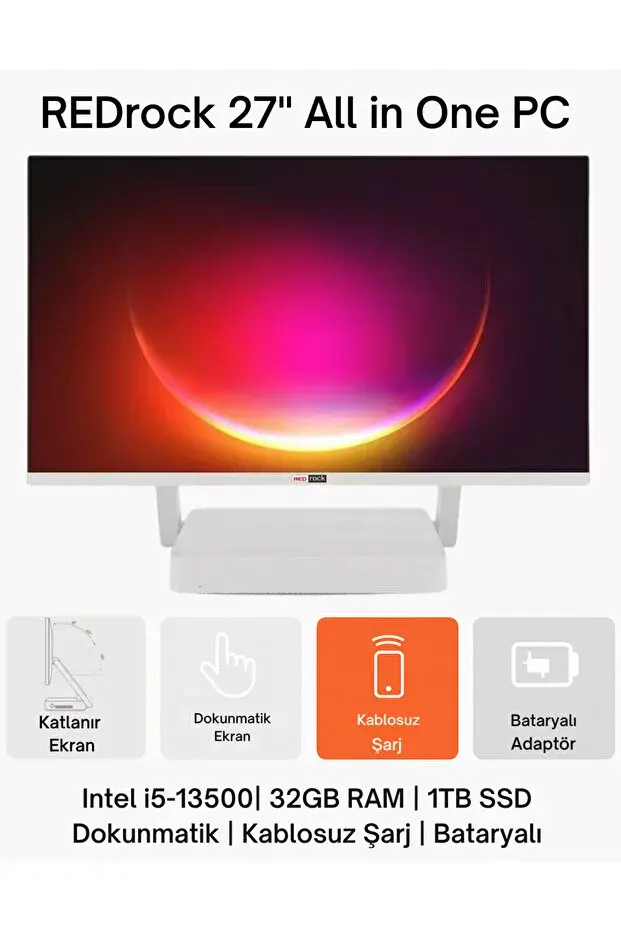 Redrock AIO FOLDLİNE FD513532R1N24P i5-13500H 32GB 1TB 27'' DOS - TOUCH