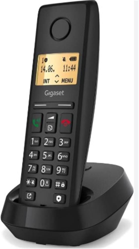 Gigaset Pure 200 Kablosuz DECT Telefon - Siyah