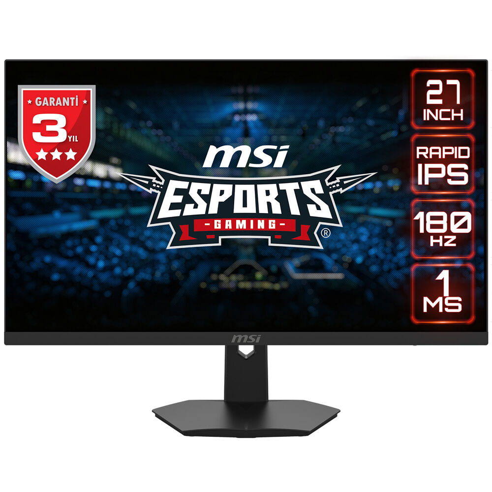 MSI 27'' G274F Flat RAPID IPS 1ms Adaptive-Sync Siyah FHD Monitör